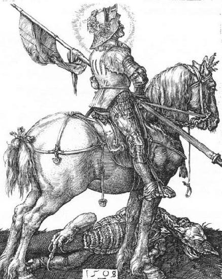 Albrecht Durer St George on Horseback oil painting picture